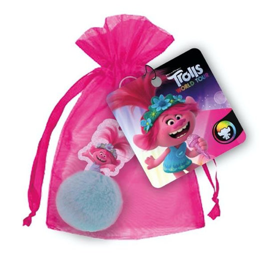 TROLLS 2 POMPOM K/C IN GIFT BAG