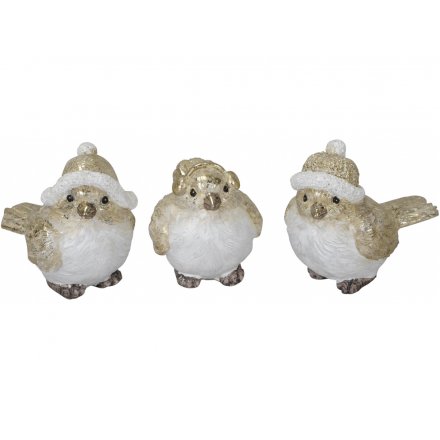 Gold Tarnished Bird Mix