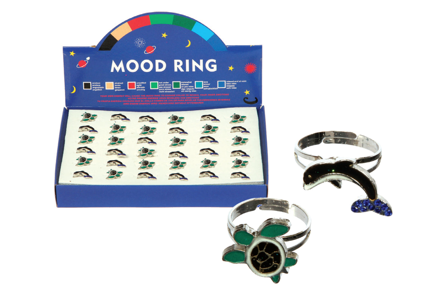 Dolphin & Turtle - Mood Ring