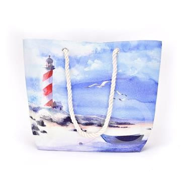 By the Seaside Lighton Cotton Mix Beach Bag