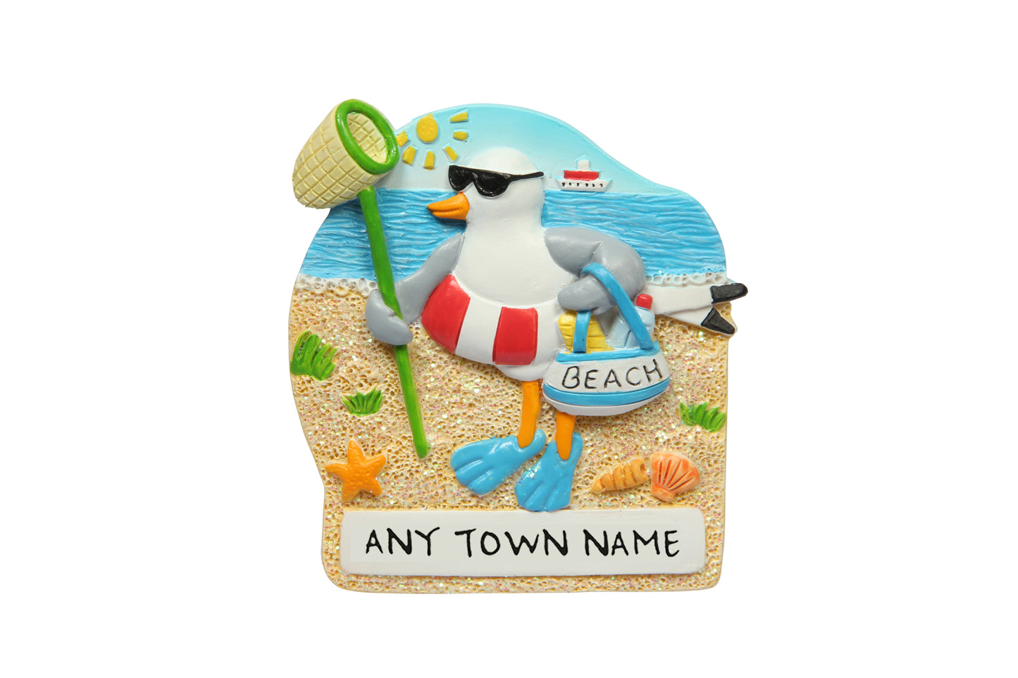 Seagull Holiday Magnet - Bournemouth