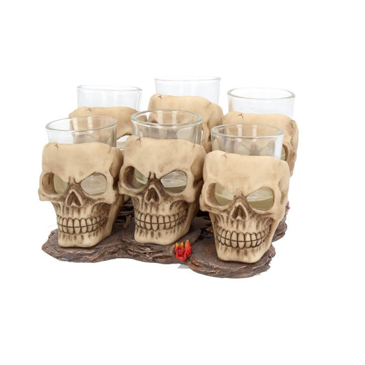 Six Shooter Skulls - Shot Glass Set