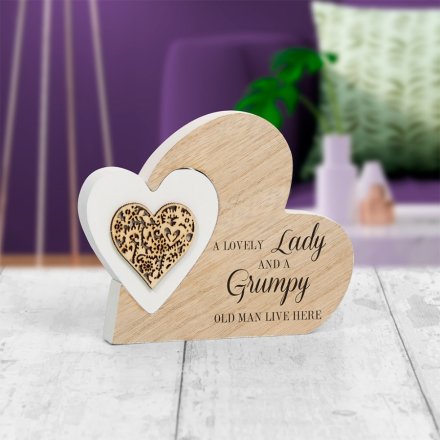 Lovely Lady Natural Toned Side Heart Block