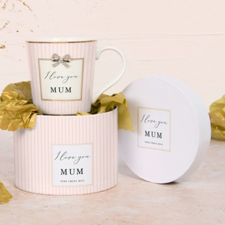 I Love You Mum Charm Mug