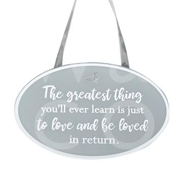 REFLECTIONS PLAQUE - LOVE THE GREATEST THING