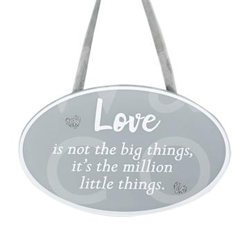 REFLECTIONS PLAQUE - LOVE LITTLE THINGS