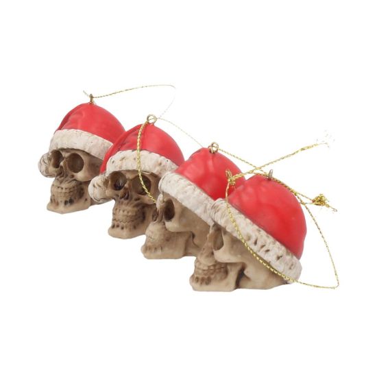 Silent Night Skull Baubles