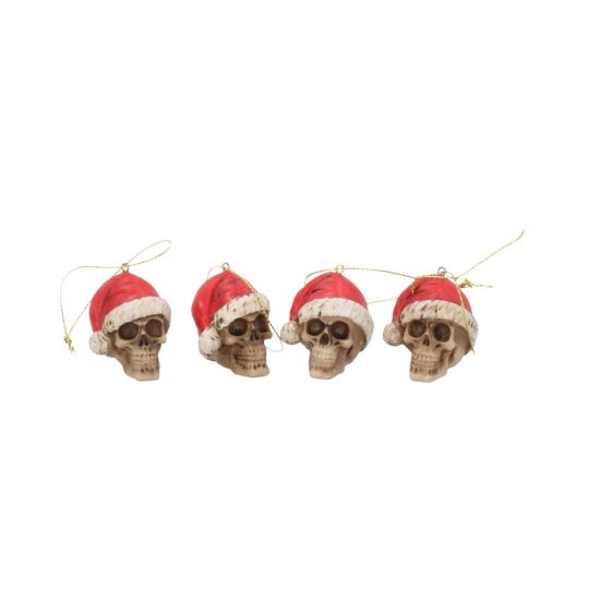 Silent Night Skull Baubles