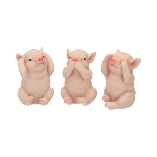 Three Wise Pigs Ornament