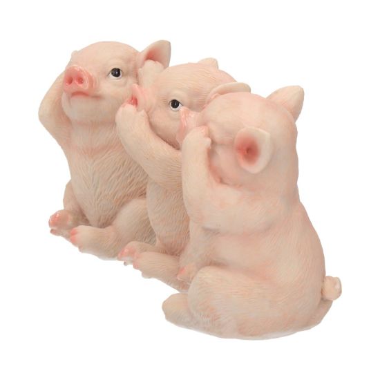 Three Wise Pigs Ornament