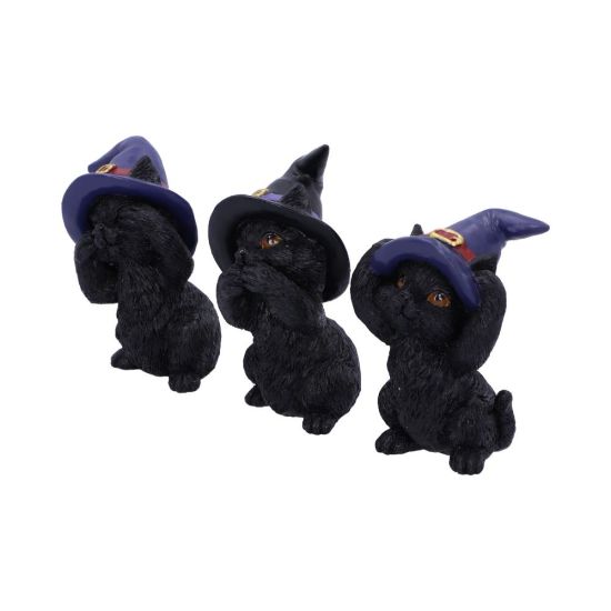 Three Black Cats Ornament